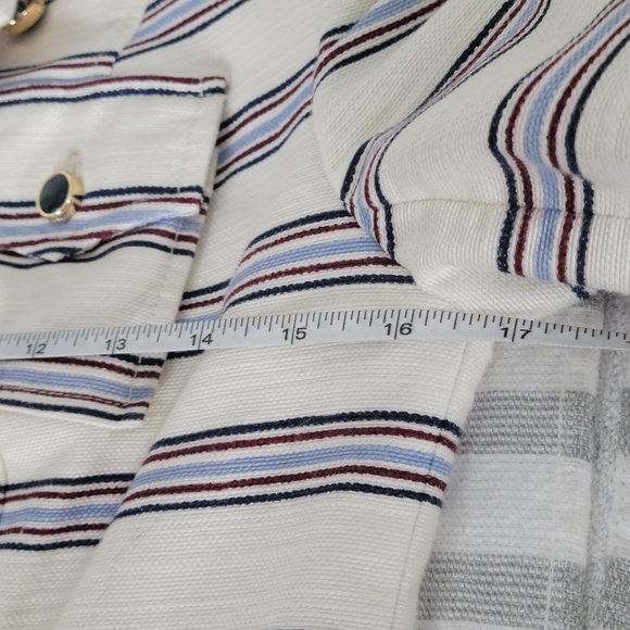 Tory Burch Sergeant Pepper Striped Jacket - Picture 13 of 15